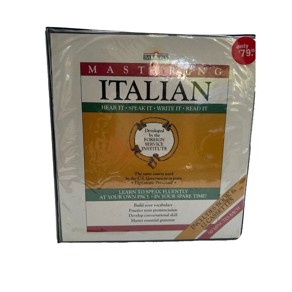 Mastering Italian Book and 12 Cassettes (Mastering Series: Level 1) - Picture 2 of 6